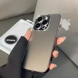 Tenký matný kryt pro iPhone s ochranným krytem objektivu fotoaparátu pro 11, 12, 13, 14, 15, 16 Pro Max - náhled 4