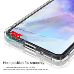 Průhledný silikonový kryt na telefon, nárazuvzdorný kryt pro Galaxy A Series A55 A56 A35 A26 A25 A17 A16 A15 A06 - náhled 6