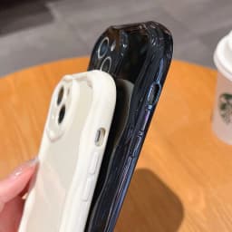 Průhledný silikonový kryt na telefon s vlnovým vzorem pro iPhone 16 15 14 13 12 11 Pro Max XR XS SE Soft - náhled 6