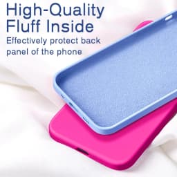 Silikonový kryt z tekutého silikonu pro iPhone 15, 14, 13, 12, 11, Pro Max, Mini Plus X XS, měkký růžový - náhled 7