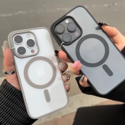 Magnetické bezdrátové nabíjecí průhledné pouzdro pro iPhone 15 14 13 12 11 Pro Max Mini X XR 8 7 Plus - náhled 6