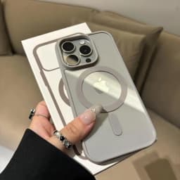 Magnetické bezdrátové nabíjecí průhledné pouzdro pro iPhone 15 14 13 12 11 Pro Max Mini X XR 8 7 Plus - náhled 7