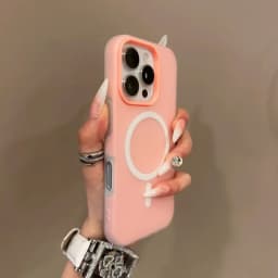 Pouzdro MagSafe pro iPhone 2 v 1 s magnetickým bezdrátovým nabíjením - měkký matný kryt pro iPhone 17-11 - náhled 2
