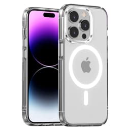 Průhledný kryt MagSafe pro iPhone 11, 12, 13, 14, 15, Pro Max XR XS, s bezdrátovým nabíjením - náhled 2