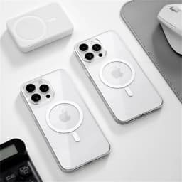 Průhledný magnetický kryt pro iPhone, ultra tenký, pevný, PC, transparentní, kompatibilní s MagSafe bezdrátovým nabíjením - náhled 5