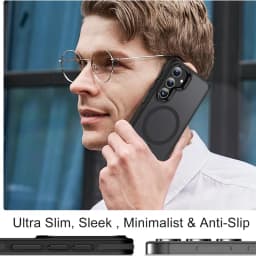 Magnetický kryt na telefon s stojánkem pro Samsung Galaxy S25 S24 S23 Ultra S22 Plus - náhled 7