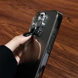 Magnetický kryt pro iPhone 16 15 14 13 12 Pro Max s ochranou čočky, kompatibilní s bezdrátovým nabíjením - náhled 7