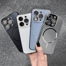 Magnetický kryt pro iPhone 16 15 14 13 12 Pro Max s ochranou čočky, kompatibilní s bezdrátovým nabíjením - náhled 4