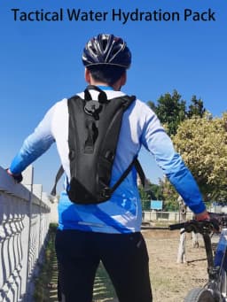 3L hydratační batoh vodotěsný vodní vak na turistiku běh cyklistiku kempování - náhled 7