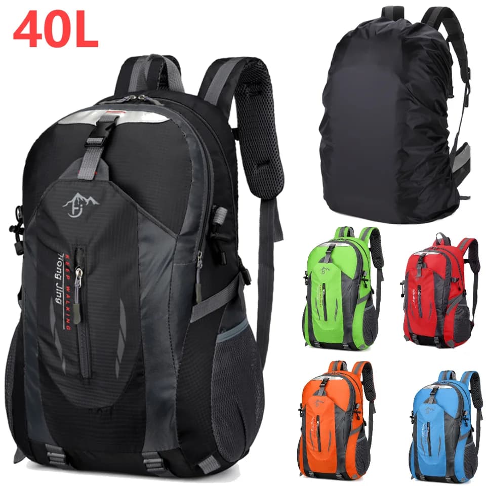 40l vodotěsný turistický batoh - ultralehký skládací outdoorový batoh na denní lezení