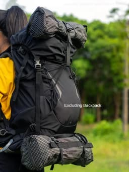Lehký externí batoh na uchycení pro turistiku, kempování a venkovní vybavení - náhled 3