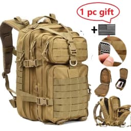Voděodolný taktický batoh 30L 50L Turistický, kempovací, outdoorový, sportovní, z nylonu 1000D - náhled 2