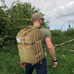 Voděodolný taktický batoh 30L 50L Turistický, kempovací, outdoorový, sportovní, z nylonu 1000D - náhled 7