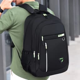Velkokapacitní unisex batoh - lehký cestovní školní batoh pro muže a ženy pro každodenní použití - náhled 7