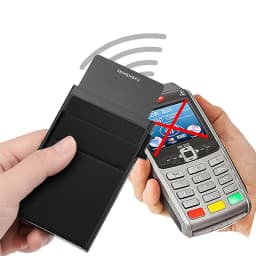Pouzdro na kreditní karty RFID pro muže, tenké, štíhlé, mini, minimalistické peněženky, luxusní kovové pouzdro na bankovní karty s identifikačním číslem karty, peněženka pro muže, Carteras Choice - náhled 5