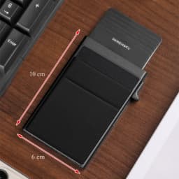Pouzdro na kreditní karty RFID pro muže, tenké, štíhlé, mini, minimalistické peněženky, luxusní kovové pouzdro na bankovní karty s identifikačním číslem karty, peněženka pro muže, Carteras Choice - náhled 7
