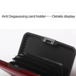RFID blokovací kovová peněženka s držákem kreditních karet pro muže a ženy, pouzdro na vizitky - náhled 7