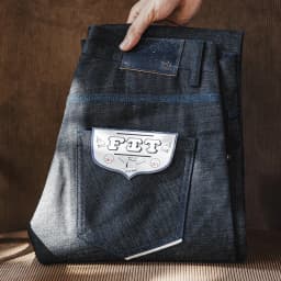 Pánské džíny rovný střih surová denim 13oz bavlna retro klasické kalhoty podzim zima - náhled 7