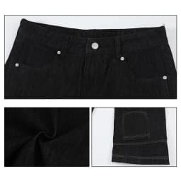 Pánské wide leg džíny volné baggy kalhoty streetwear denim denní móda casual - náhled 7