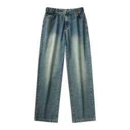 Džíny pro vysoké muže 115cm délka rovný střih slim fit kalhoty extra dlouhé nohy - náhled 7