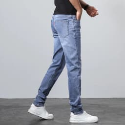 Pánské vysoké džíny pro vysoké muže 190-195cm slim fit extra dlouhé kalhoty denim - náhled 3
