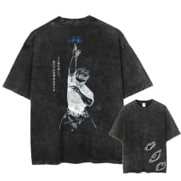 Jujutsu Kaisen tričko pánské dámské bavlna streetwear oversized krátký rukáv anime - náhled 2