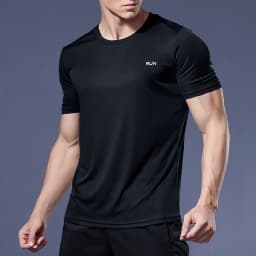 Pánské letní tričko s krátkým rukávem rychleschnoucí prodyšné UV ochrana běh outdoor - náhled 5