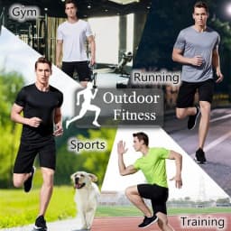 Pánské letní tričko s krátkým rukávem rychleschnoucí prodyšné UV ochrana běh outdoor - náhled 7