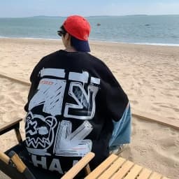 Pánské tričko s krátkým rukávem graffiti potisk M-8XL unisex abeceda cartoon - náhled 3