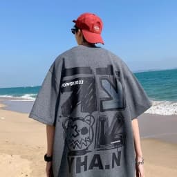 Pánské tričko s krátkým rukávem graffiti potisk M-8XL unisex abeceda cartoon - náhled 7