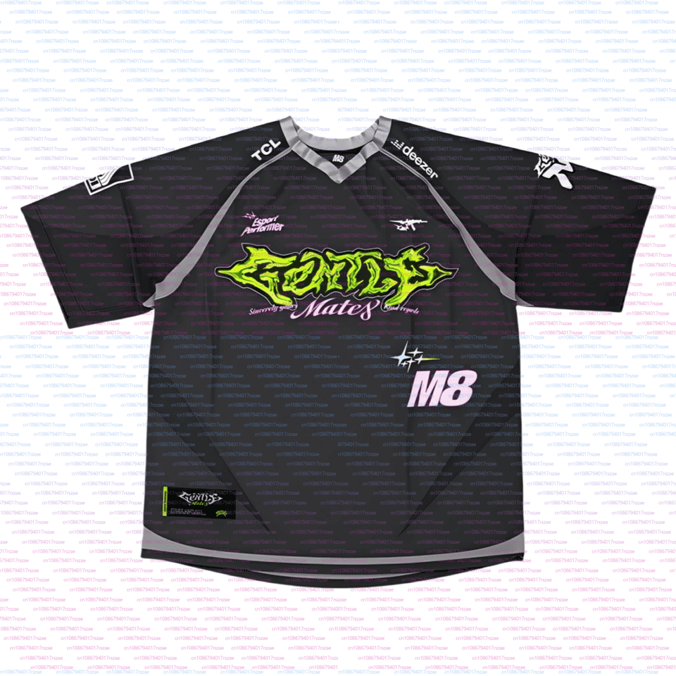 Dětský dres E-sports 3D potisk dýchající V výstřih krátký rukáv tričko letní sportovní oblečení