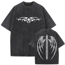Vintage tričko s nápisem Jesus Forgive Them oversized unisex gothic streetwear top - náhled 6