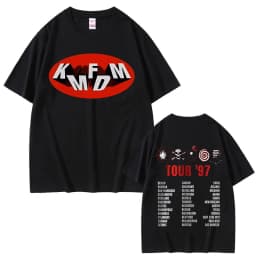 Vintage Gothic Punk Tričko Unisex Bavlna Grafický Print Rock Band Tour Streetwear Casual - náhled 2
