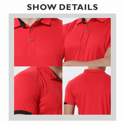 Rychleschnoucí polo tričko pro outdoor sport hiking cyklistika camping unisex DIY logo - náhled 5