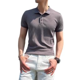 Pánské polo tričko s krátkým rukávem - letní casual top s límečkem ice silk materiál - náhled 6