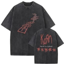 Vintage Gothic Tričko Pánské Oversized Casual Tee Shirt Retro Rock Style Bavlna - náhled 3