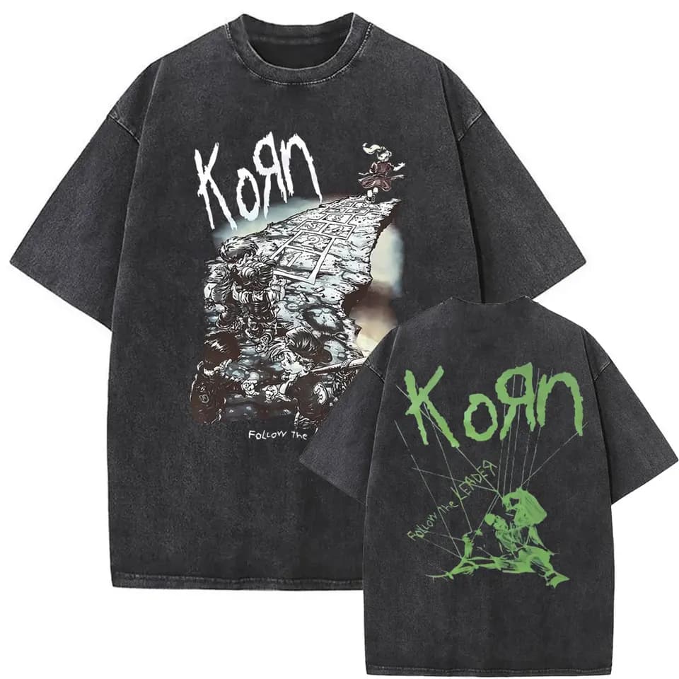 Vintage Gothic Tričko Pánské Oversized Casual Tee Shirt Retro Rock Style Bavlna