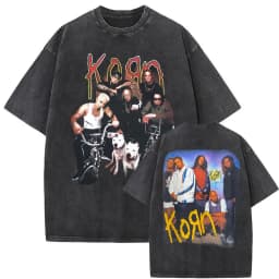Vintage Gothic Tričko Pánské Oversized Casual Tee Shirt Retro Rock Style Bavlna - náhled 6