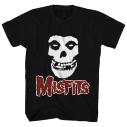Pánské tričko lebka retro punk styl streetwear gothic černé bavlněné - náhled 4