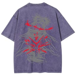Jujutsu Kaisen Choso tričko pánské bavlněné vintage anime manga casual top - náhled 3