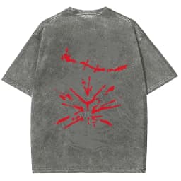 Jujutsu Kaisen Choso tričko pánské bavlněné vintage anime manga casual top - náhled 4