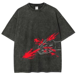 Jujutsu Kaisen Choso tričko pánské bavlněné vintage anime manga casual top - náhled 6