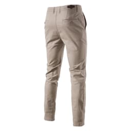 Pánské bavlněné kalhoty slim fit casual business elegantní jednobarevné jarní podzimní - náhled 4