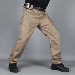 Pánské taktické cargo kalhoty letní vodotěsné rychleschnoucí outdoor hiking - náhled 5