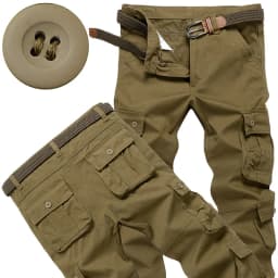 Pánské taktické kalhoty cargo outdoor sport práce hiking joggers vysoká kvalita - náhled 5