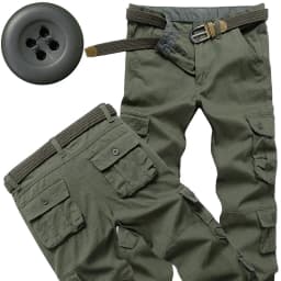 Pánské taktické kalhoty cargo outdoor sport práce hiking joggers vysoká kvalita - náhled 2