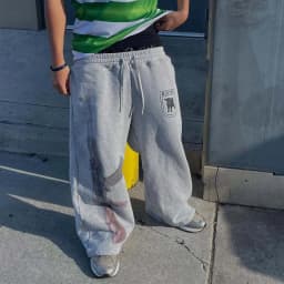 Dámské vysoké kalhoty s výšivkou Y2K letní casual rovné nohy streetwear móda - náhled 5