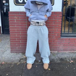 Pánské retro tepláky Y2K camouflage vzor široké nohavice unisex streetwear - náhled 7