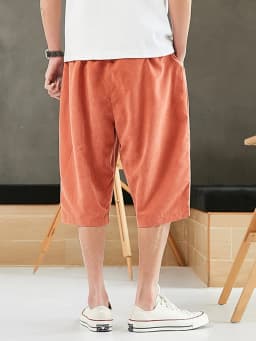Pánské harémové kalhoty velké velikosti letní capri baggy joggers casual 8XL - náhled 3