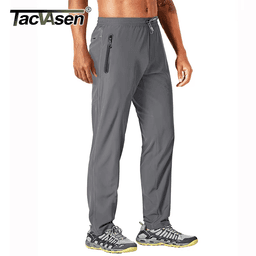 Pánské outdoorové kalhoty rychleschnoucí lehké běh turistika fitness joggers - náhled 3